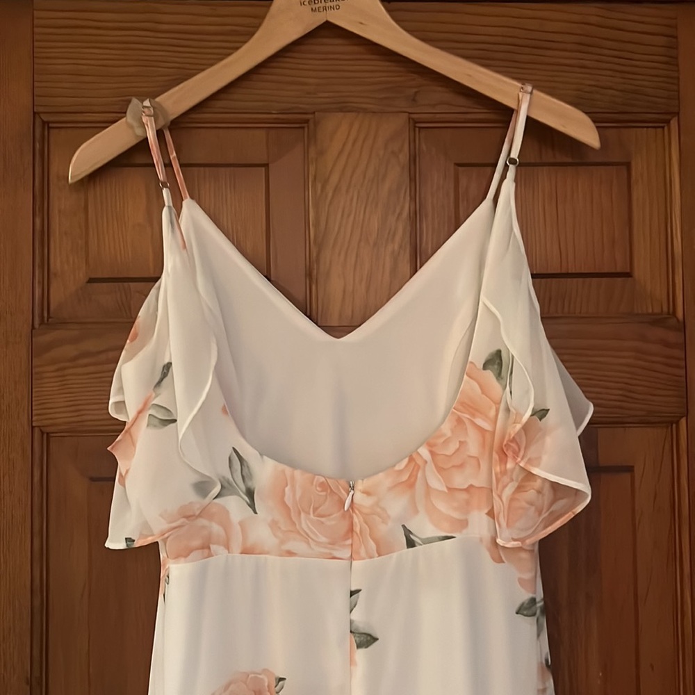 Lulu’s Take You There Floral Bridesmaid Dress - Picture 6 of 7